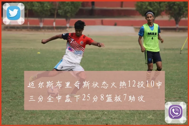 迈尔斯布里奇斯状态火热12投10中三分全中轰下25分8篮板7助攻